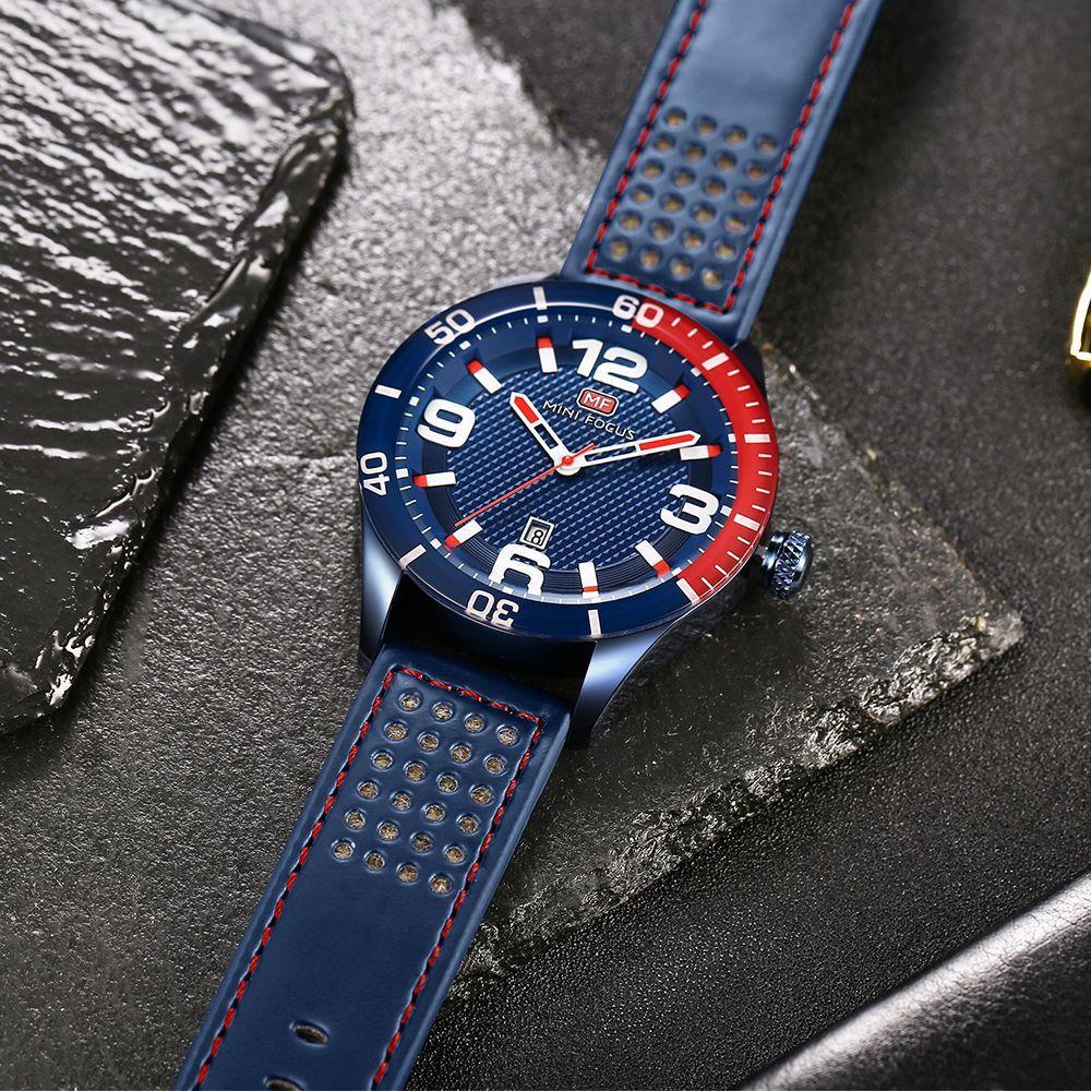 Men's Sports Watch Japanese Movement Calendar Luminous Waterproof
