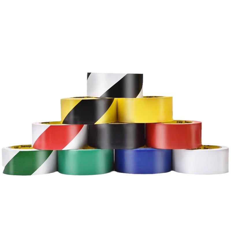 Black and Yellow Zebra Stripe PVC Warning Tape for Floor Marking