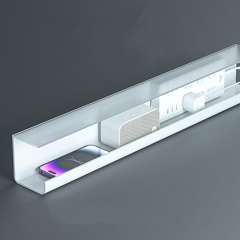 Effective Cable Management Container for Clutter-Free Desk – Fits All Sizes of Power Strips, Chargers and Extension Cords