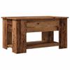  Coffee Table Old Wood 79x49x41 Cm Glued Wood