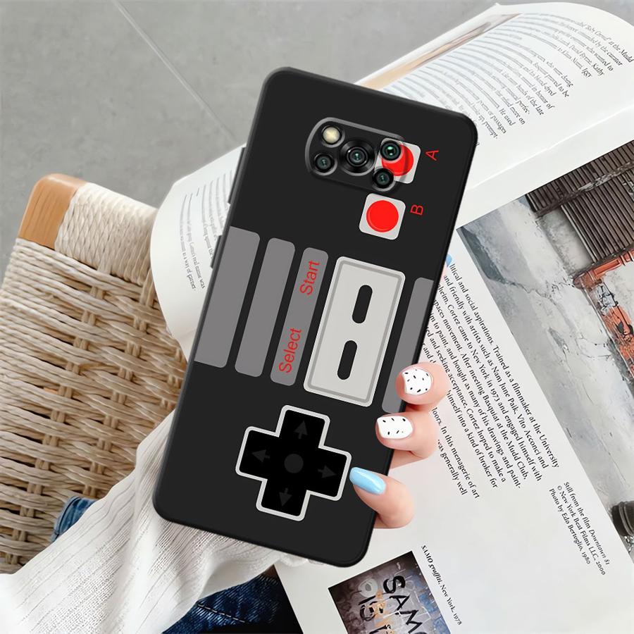 

Case for Xiaomi Poco F8 C50 F3 C61 C75 M3 M4 M7 Pro X3 X4 X5 X7 Pro F1 C71 M5 Funda Phone Cover Retro Cameras Games Poco C61