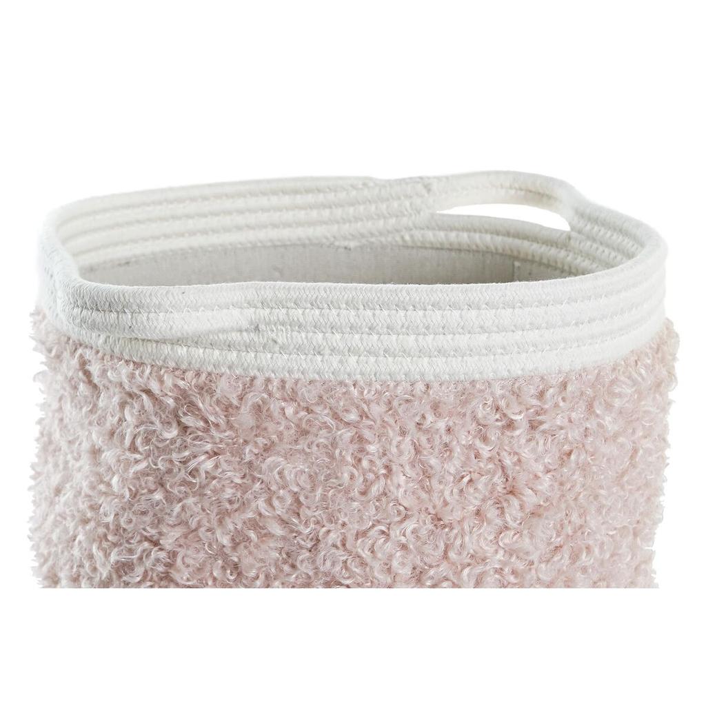 Basket Set DKD Home Decor Cotton Children's (34x34x27cm) (3 Pieces)