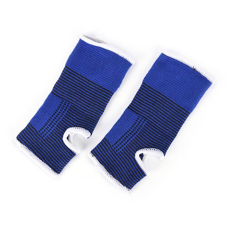 2Pcs Ankle Foot Elastic Compression Wrap Sleeve Bandage Brace Support Protection