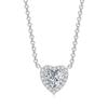 ZHOUYANG Heart Necklace For Women Cubic Zirconia Rose Gold Neck Pendants Choker Chains Jewelry Female N317