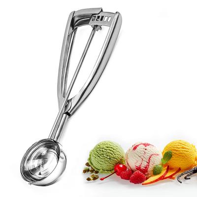 1PC 4cm/5cm/6.3cm Ice Cream Scoop Stainless Steel for Mash Potato Sorbet Ice Cream Spoon Ball Scooper