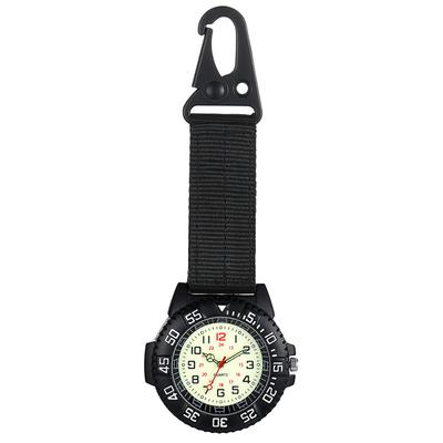 JEWELRYWE Nurse Watch Digital Display Watch Keychain Simple Bag Hiking Pocket Watch