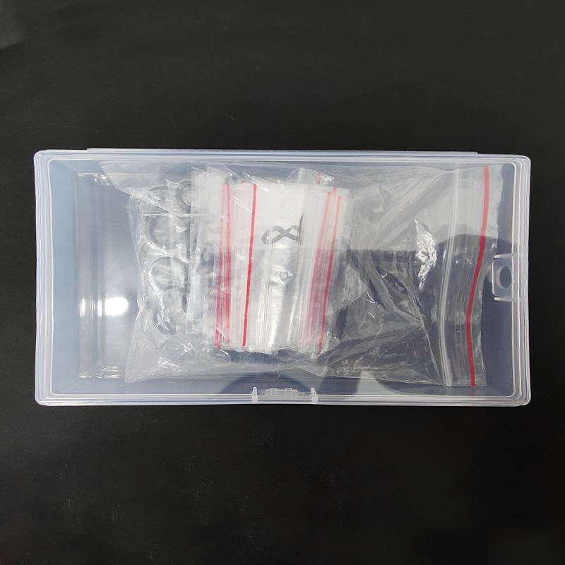 LTS 48pcs Ceramic Ring Rod Tip Guide Set (Sizes #4-30) for Repair and DIY Modifications.