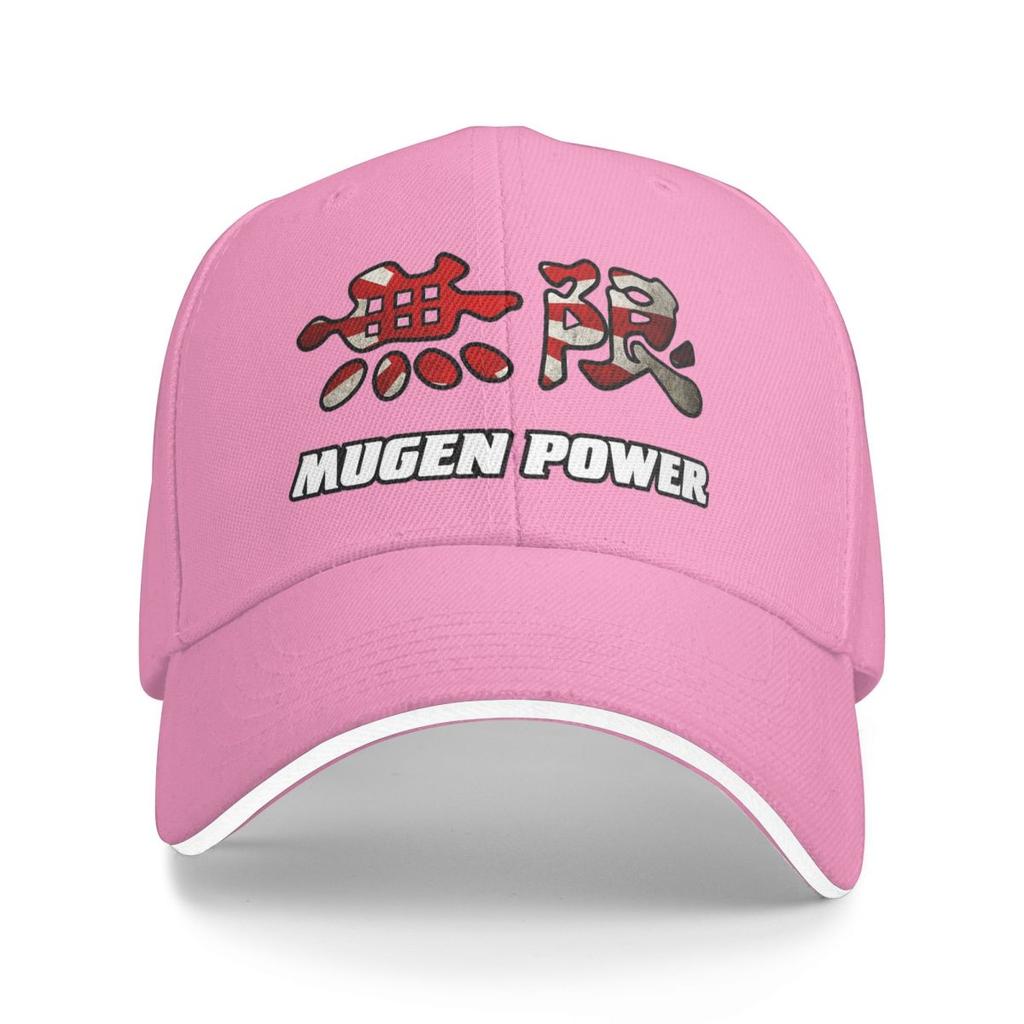Unisex Baseball Hats Mugen Power Racing Logo Outdoor Streetwear Summer Sports Baseball Caps Hip Hop Cap Casquette Hats
