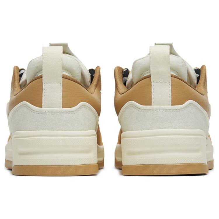 Anta Jie Ao Puffy Shoes Slip Resistant Cushioning Breathable Low top Skateboard Shoes Women's Tawny 122248053-4