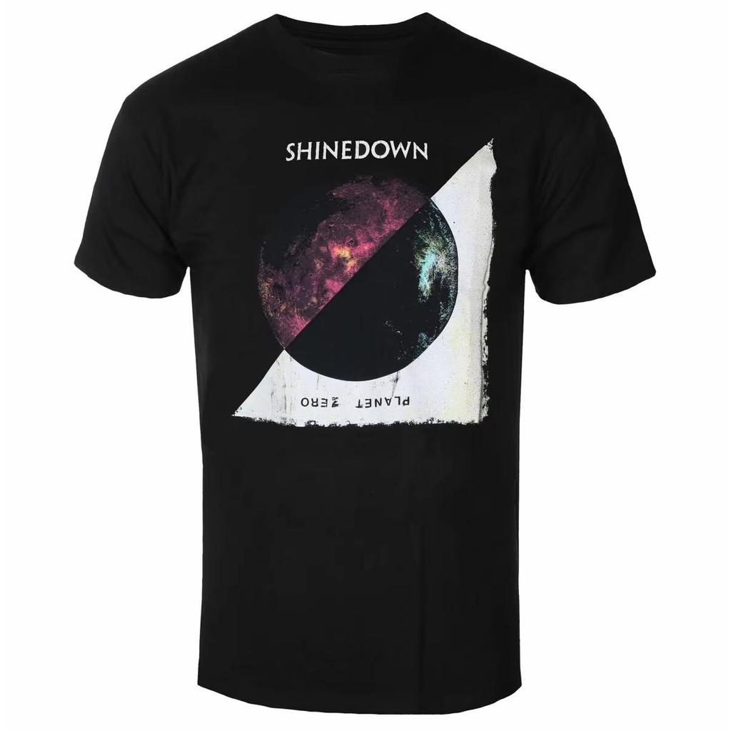 2026 Unisex Summer Short Sleeve Fit Shinedown Graphic Cotton T-shirt Fashion Brand Tee Hip Hop Streetwear Oversized Tshirt