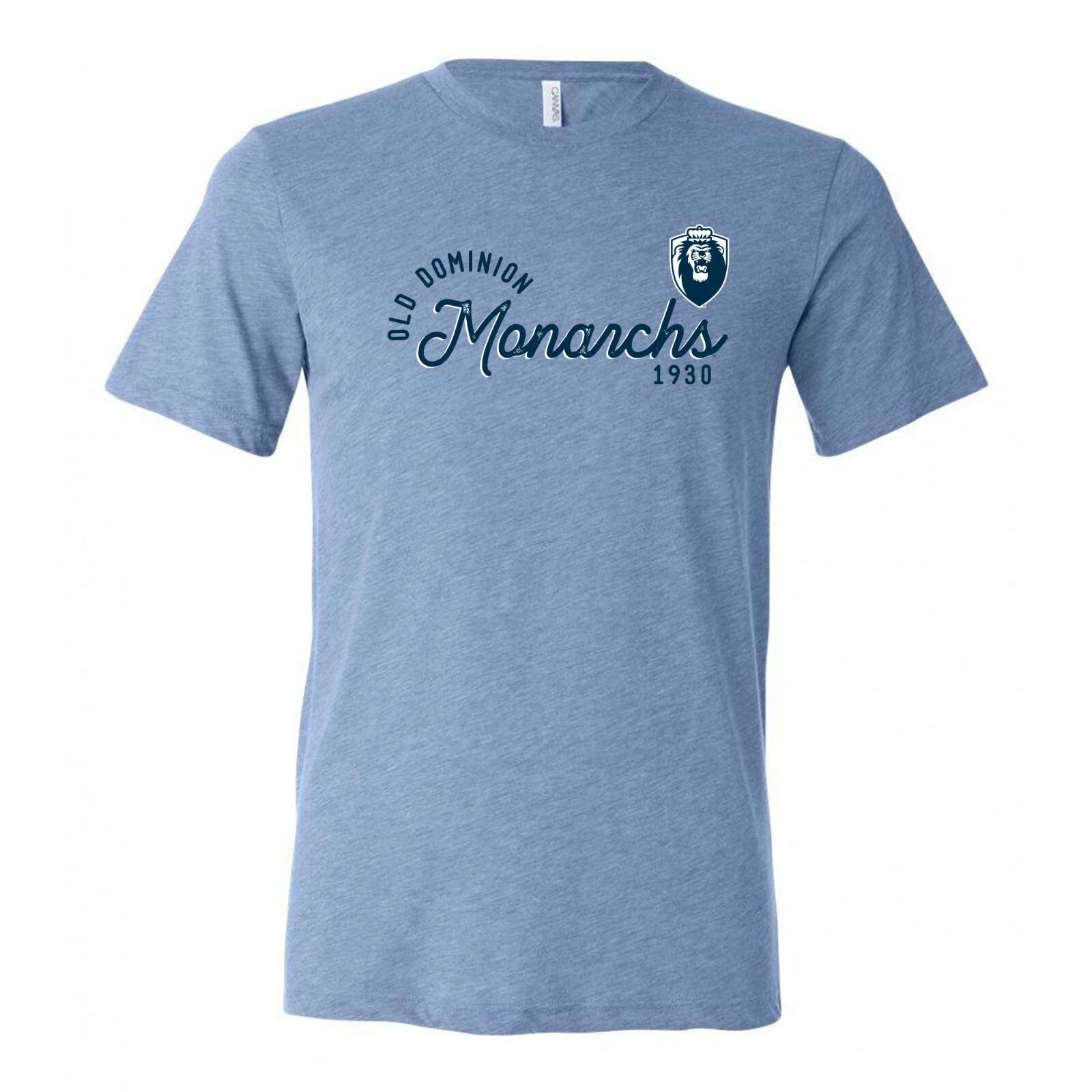 Old Dominion Monarch Sunshine Script Canvas Triblend Shirt - Blue Triblend S