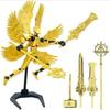 Not Assembled Action Figure Set Giant Sword Titan Robot Action Figure DIY Dummy Doll Ornament 3D Articulated Figures Boys Like