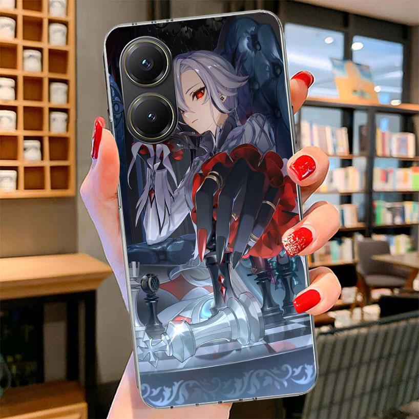 Arlecchino Genshin Impact Phone Case For Xiaomi Poco F7 Ultra X7 X6 X5 Pro M7 Redmi 15C 15 13C 13 12C 12 10C 10 9A 9C 9T 9 Shell