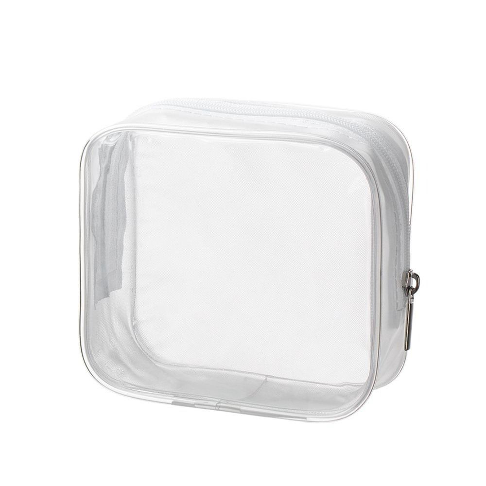 Transparent Printing Travel Organizer Zipper/Self Sealing Beautician Cosmetic Bag
