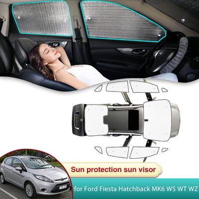 Full Car Sun Shade For Ford Fiesta Hatchback MK6 WS WT WZ 2009 2010 2011 2012 2013 2014 2015 2016 Accessories Sunshade Anti-UV