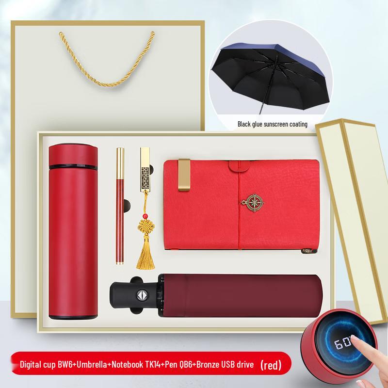 Stainless Steel Digital Thermos Gift Set