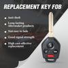 Remote Car Head Key Fob Replacement CWTWBU766 G Chip for Subaru Forester Impreza WRX XV Crosstrek STI 433MHz4 Button