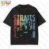 Vintage Dire Straits Band Vintage Oversized T-Shirt Retro For Woman And Man Vm685 GDRS