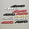 3D Metal Chrome 4WD AWD Logo Car Sticker Badge Emblem For Toyota Honda CRV Accord Civic Suzuki Grand Vitara Swift Accessories