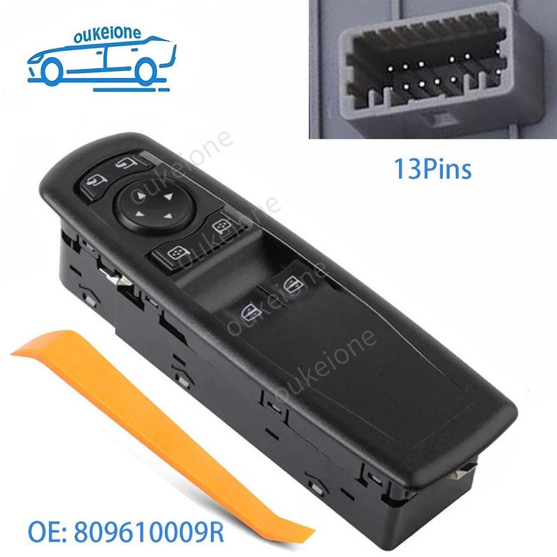 For 2008 Renault Megane 3 Coupe Megane Coupe Driver Side Electric Power Master Window Switch Lifter Control Button 809610009R