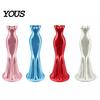 Smooth Line Vase Elegant Dress Shaped Vase, 3D Printed Minimalist Flower Holder, Modern Decorative Romantic Home Decor Bud for Living Room, Entrance,