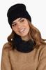 Ameli Hat + Scarf Set Color Black