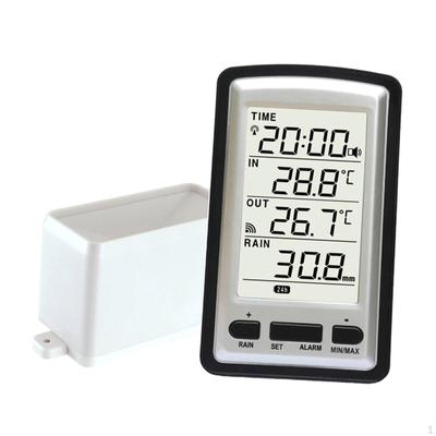 Regenmesser, digitales tragbares Messwerkzeug, aktuelles Datumsinstrument, Wettermesser