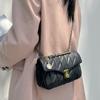 Elegant Mini Square Chain Bag With Quilted Design Womens Shoulder Crossbody PU Leather Small Handbag Daily Wear
