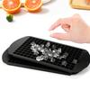 1Pc Black Silicone Ice Tray-160 Mini Cubes,Easy Release Mould for Crushed Ice&Ice Sand,Quick-Freezing&Reusable silicone mold