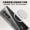 W25 Fold Phone Case Magnetic Shockproof Clear Hinge Protection Screen Protector Integrated