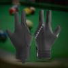 1Pc Left-hand Billiard Pool Glove Quick Dry Breathable Sweat Absorption 3 Finger Design Billiard Pool Glove Sports Supplies