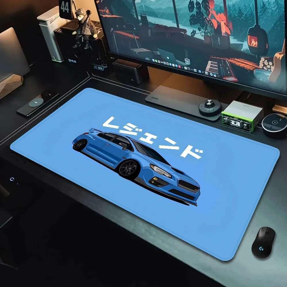 Tokyo JDM Drift Sports Car Nonslip Lockedge Thickened Mouse Pad Oversized Gaming Keyboard Notebook Table Mat