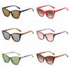 Steampunk Fashion Sunglasses Contrast Color UV Protection Sunglasses Cat Eye Sunglasses  Beachwear