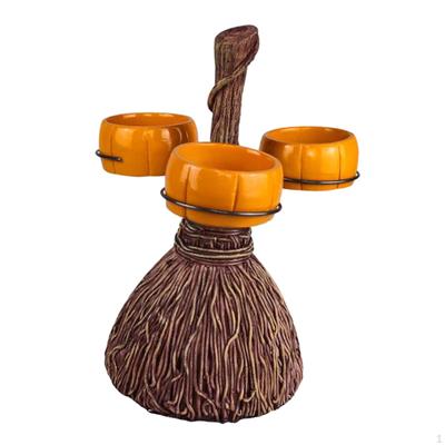 Festive Pumpkin Snack Holder for Halloween Celebrations