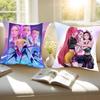 KPop Dämonenjäger Kissenbezug Cartoon Geschenk Kissenbezug Schlafzimmer Zuhause Sofa Stuhl Sitz Dekor Kissenbezug