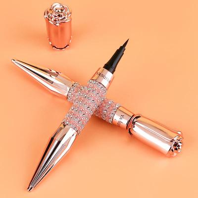 Vloeibare eyelinerpen Waterdicht zwart Langdurig eyelinerpotlood Dikke sneldrogende cosmetica make-uptool
