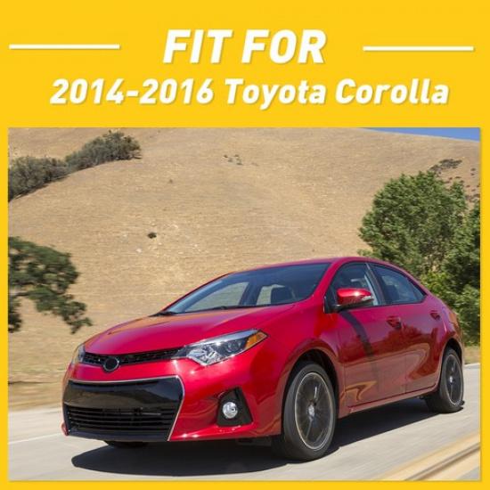 For 2014-2016 Corolla Toyota Front Bumper Bracket Retainer Support 2X