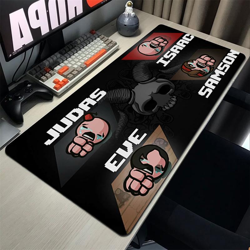 The Binding Of Isaac Mauspads Gamer Gaming Tastaturunterlage Computerzubehör Schreibtischunterlage Mauspads Gummimatte PC Schrank Mauspads