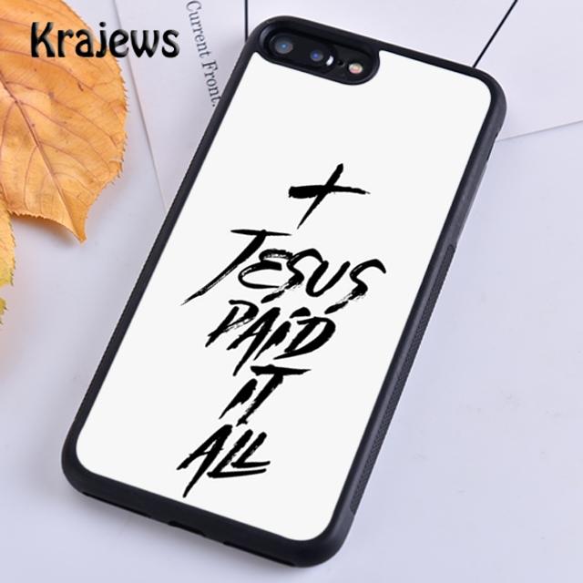 Krajews Bible Verse Philippians Jesus Phone Case Cover For iPhone 17 Air 16 15 14 Plus 11 12 13 Pro Max Coque Fundas