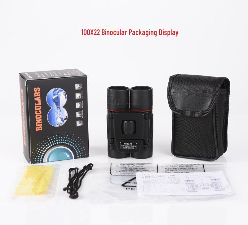 HD Mini 8x21 Binoculars - High Magnification, Night Vision, Portable for Kids, Outdoor Activities & Concerts