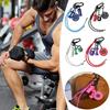 Chaveiro Fitness Amante de Academia Haltere Barra Copo de Água Chaveiro Silicone Peso Placa Presentes de Academia Pingente de Bolsa de Treino