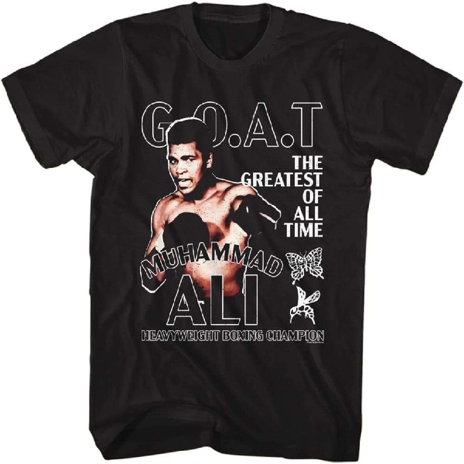 Muhammad Ali T Shirt Heavyweight Champ G.O.A S