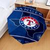 Baseball Rangers Map Umbrella Folding Umbrella, Automatic Umbrella 8-Frame for Travel, Camping Use Gift for Halloween Christmas