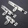 JNL Heavy-Duty Stainless Steel Door Latch with Padlock Hasp