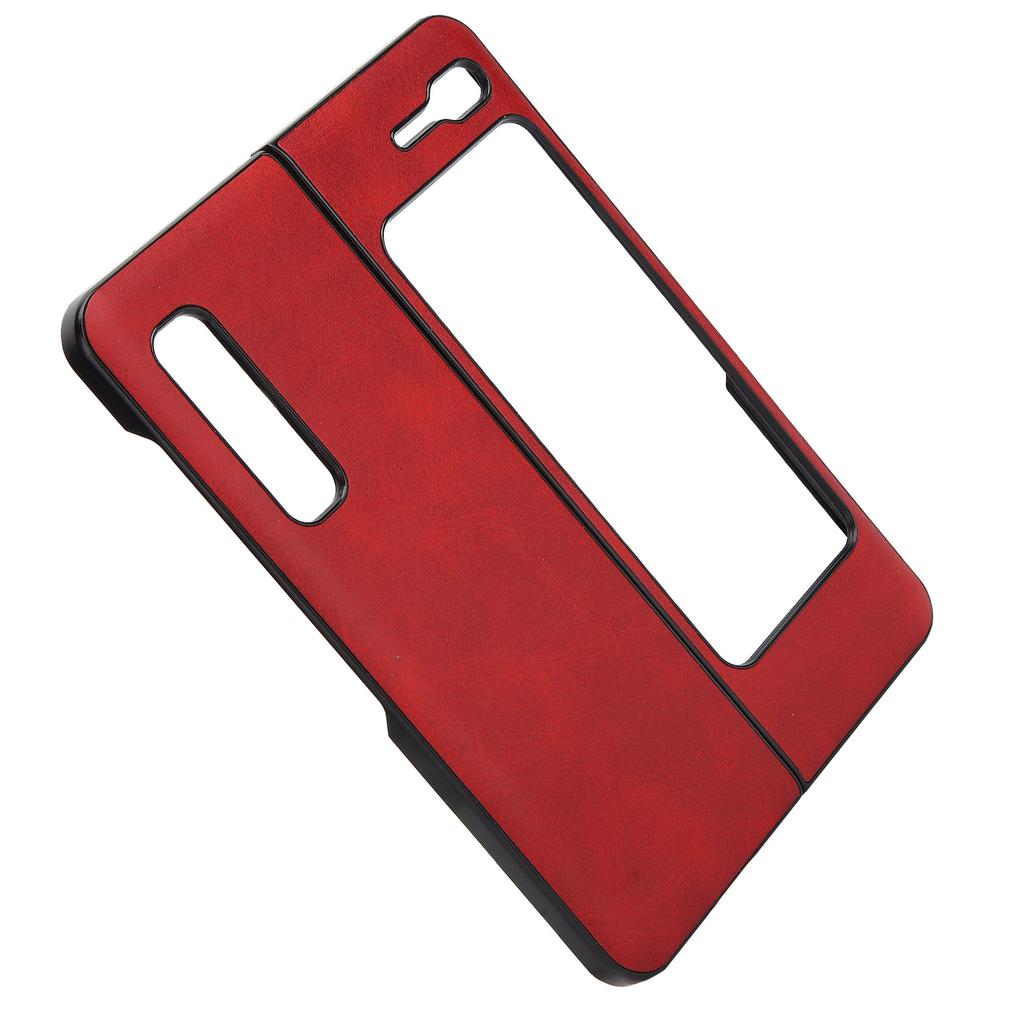 Mobile Phone Cases Shockproof Phone Leather Cover Shell for Samsung Galaxy Z Fold 1  W20Red