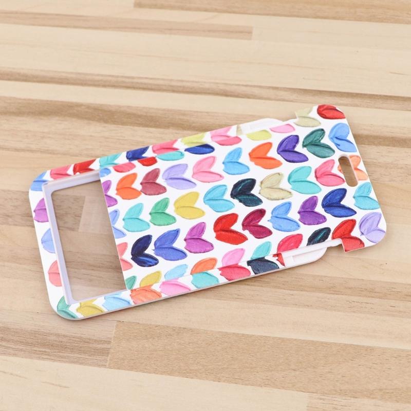 Lanyard mit Kartenetui Herzmuster ABS Kartenhalter Handy-Lanyard Kartenhülle für Arbeit Ausweishalter Buskarte Schlüsselzubehör