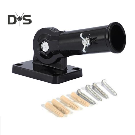 Zestaw masztów do flagi na zewnątrz domu, ze stali nierdzewnej, ze stali pogrubionej, na ścianę ganku, do flagi 3x5', obrotowy, regulowany uchwyt