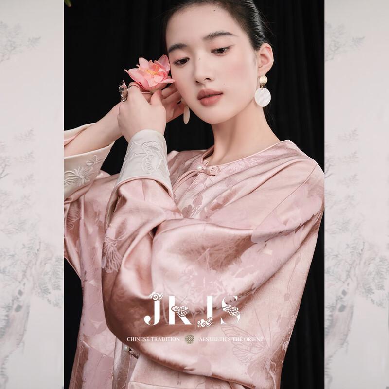 

JK&JS ManTaoJi Текстурированный жаккардовый пиджак в новокитайском стиле XL