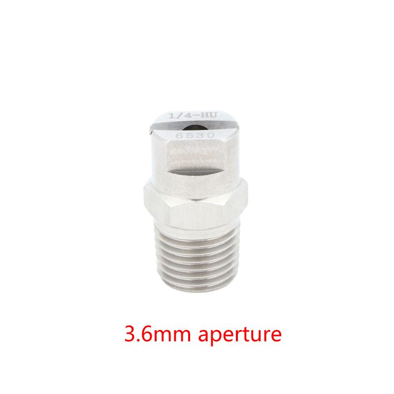Easy to Install 1/8" 1/4" HVV/HU 304 Stainless Steel Flat Fan Spray Nozzle for Industrial Cleaning Projects