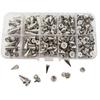 354-Piece Punk Rivet Set: Conical Leather Decoration Studs with Tool
